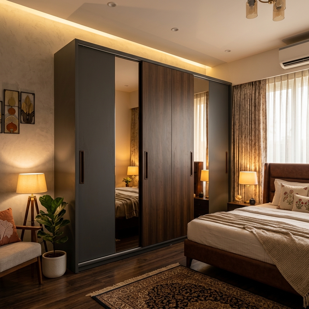 Custom built-in wardrobe installation Delhi NCR
